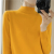 Mock Neck Sweater Women's Autumn and Winter Loose Outer Wear Thick Long Sleeves Inner Wear Pullover Black and White Bottoming Sweater Top