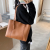 Large Capacity Bag Women's Bag 2022 New Popular Net Red Casual Tote Bag Simple Ins Shoulder Portable Class Bag