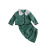 Parent-Child Suit Mother-Daughter Matching Outfit New Retro Debutante Style Fried Street Two-Piece Suit Girls Short Coat Top Short Skirt Fashion