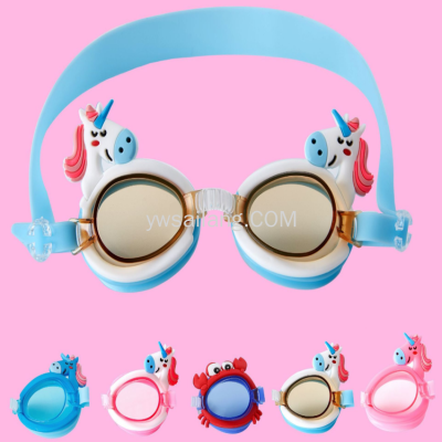 Feiduo Children's Swimming Goggles Factory Direct Sales Hot Sale Kids Swimming Cartoon Goggles Foreign Trade Supply