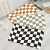 Exclusive for Cross-Border Checkerboard Bathroom Non-Slip Mat Diatom Ooze Absorbent Soft Mat Small Floor Mat Toilet Entrance Non-Slip Foot Mat