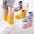 Children's Socks Spring and Autumn Thin Breathable Boy Girl Student Baby Korean Style Mid-Calf Cute Bear Head Cotton Socks Wholesale