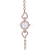 New Women's Small Dial Ornament Quartz Watch Alloy Love Diamond Luxury Watch