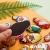 Russia Matryoshka Doll Refridgerator Magnets Fridge paste Glass Sticker Crystal Souvenir Gift