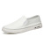 Genuine Leather Lazy White Shoes Men's 2022 New Summer Versatile Slip-on Lazy Casual Sneakers Loafers Fashion