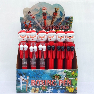 Christmas decompression boxing pen snowman pen Christmas tree craft pen