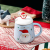 Christmas Ceramic Cup Colored Glaze Water Cup Large Capacity Coffee Cup...
