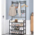 Bedroom porch vertical with shoe rack  stand can hang bags and hats clothes hanger shoe and bag  rack shoes stand