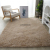 Plain Silk Wool Living Room Carpet Bedroom Fully Covered Plush Mats Home Indoor Mat