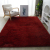 Plain Silk Wool Living Room Carpet Bedroom Fully Covered Plush Mats Home Indoor Mat