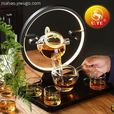 Glass Semi-automatic Fully Automatic Tea Set Set Teapot Tea Making Artifact Kung Fu Tea Cup Combination