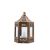 Nordic Candle Light Mini Hexagonal Storm Lantern Ornaments LED Electronic Candle Small Night Lamp Retro Candlestick Decoration Props