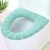 Elastic Thickened Toilet Washer O-Type U-Type V-Type Universal Seat Cushions Washable Toilet Pad Autumn and Winter Toilet Seat Cover