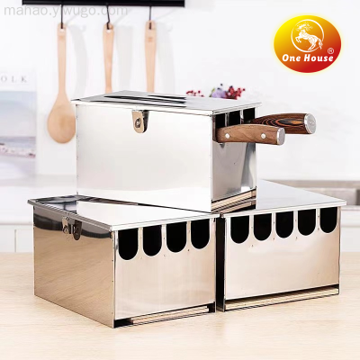 Stainless Steel Knife Holder Kitchen with Lid Blade Carrier Kitchen Shelf