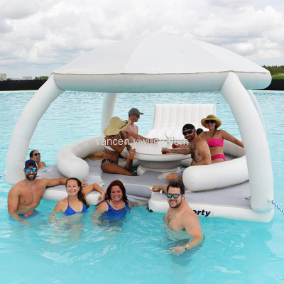 Yacht Matching Marine Inflatable Leisure Bar Sofa for Multi-User Recliner Sunshade Floating Platform Float Floating Bed Floating Slide