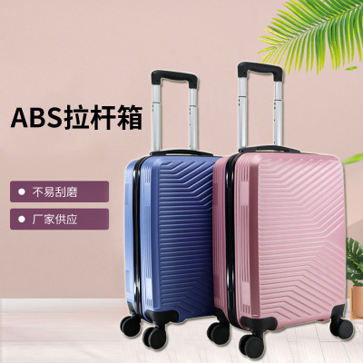 New ABS Luggage Universal Wheel Luggage Is Not Easy to Scratch and Wear Password Lock Men and Women out Large Capacity Suitcase