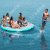 Round With Net Inflatable Platform Kickboard Water Floating Platform Rest Float Children Adult Floating Water Toys 