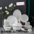 Bone China Tableware Ceramic Plate Rice Bowl Soup Bowl Handle Plate Soup Spoon Apple Plate Double Handle Disk Ceramic Parts Salad Bowl