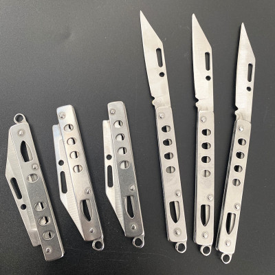 With Hole Folding Small Steel Knife Portable Portable Knife 1 Yuan Store 2 Yuan Store Supply Wholesale