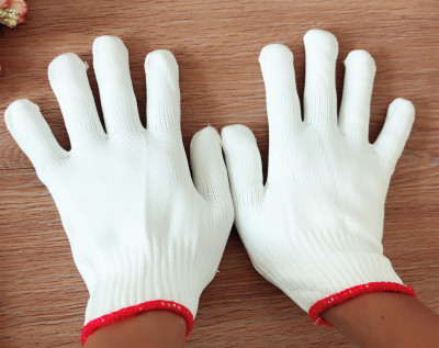 White Good Labor Gloves Good Quality White Labor Gloves One Yuan Two Yuan Store Supply