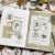 Botanical Notes Tearable Note Paper Classic Retro Notebook Message Memo Note 8