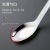 Extra Thick 6.0mm Stainless Steel Long Handle Flat-Bottom Spoon Dining Sheng Soup Spoon 1 Yuan Shop Supply Wholesale