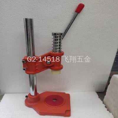 round Cap Presser Beer Soy Sauce Manual Capping Device Soda Glass  Oil Fire Extinguisher Bottles Cap Screwing Machine