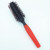 Factory Direct Supply Black Comb Hairdressing Comb round Brush Haircut Comb Red Handle round Hairbrush Wholesale