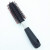 Factory Direct Supply Black Comb Hairdressing Comb round Brush Haircut Comb Red Handle round Hairbrush Wholesale