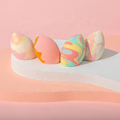 Latex Free mix colorful Marble  Makeup blender 