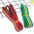 Manufacturers Supply Color Striped Widened Elastic Flat Car Rope 1.1 M Long Car Rope Wholesale Two Yuan Supply