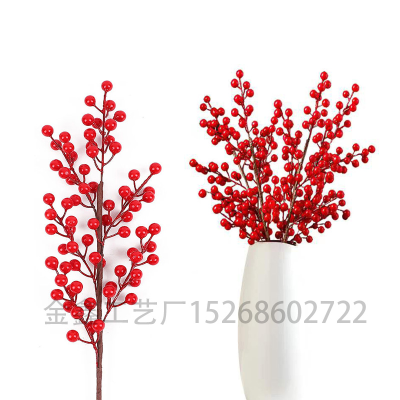 Artificial Flowers, Single Bunch of Lucky Fruits, High-quality,Hotel,Home, Stage,Flower Arrangement,Decorative Artificia