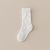 Socks Girls' Exquisite Embroidered Socks  Summer Ultra-Thin Breathable Fairy Cartoon Rabbit Bear Cotton Children's White Socks  