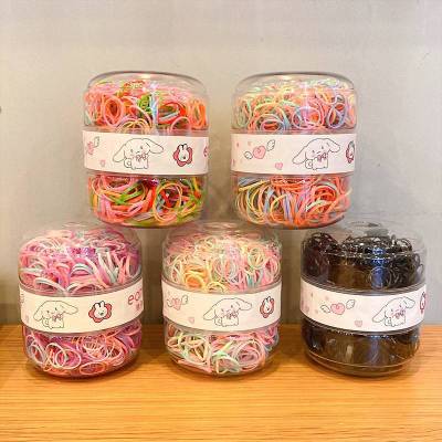 Children's Highly Elastic Rubber Band Hair Band Girls' Baby Canned Disposable Rubber Band Tie-up Hair Head Rope Rubber Band Hair Accessories