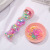 Factory Wholesale Colorful Elastic Rubber Band Girls' Summer Disposable Hair Accessories Strip 187/Bottle Hair Ring