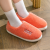 2022 Cotton Slippers Women's Autumn and Winter Bag Heel Thickened Couple Home Indoor Warm Simple Velvet Slippers Men