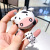 New Korean Style Creative Cartoon Cute Cow Keychain Pendant Cars and Bags Hanging Decoration Year of the Ox Small Gift Wholesale