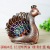 Ready to Ship Metal Plating Color Peacock Ashtray Windproof Smoke-Proof Fine Workmanship High-End Home Decorations