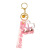 Cute Girl Ins Acrylic Creative Keychain Quicksand Flower Car Key Ring Bag Hanging Ornament Keychain