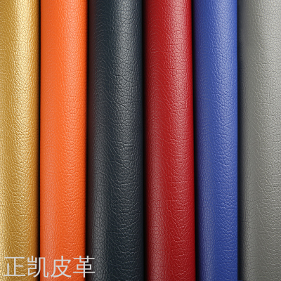 Big Litchi Pattern Leather 198ppvcpu Artificial Leather Tracksuit Set Belt Leather Hot Pack Leather Sofa DIY