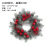 Amazon Cross-Border New Christmas Home Decoration Chinese Hawthorn Berry 40cm Vine Ring Garland Door Hanging Wall Hanging