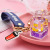 Personalized Ins Creative Cute Quicksand Small Yellow Duck Dinosaur Perfume Bottle Acrylic Keychain Students' School Bag Pendant