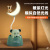 Cute Bear Wooden Barrel Moon Eye Protection Table Lamp USB Charging Bear Pendant Student Desktop Gift for Girls Gift