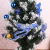 Factory Wholesale Christmas Decoration Supplies 60cm Silver Lace Christmas Tree Creative Small Tree Decorations Ornaments