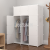 Simple Wardrobe Plastic Small Set Cabinet Storage Organizer Cabinet Wholesale Simple Modern Economical Assembly Wardrobe