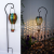 New Solar Garden Lamp Iron Hollow Lantern Light and Shadow Hot Air Balloon Outdoor Landscape Decoration