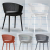 Plastic Chair Simple Armchair Home Leisure Dining Chair Lawn Chair Hollow Chair Thickened Durable Armrest Office Chair