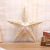Christmas Decorations Handmade 30cm Gold Powder Five-Pointed Star Shopping Window Christmas Decoration Five-Pointed Star Pendant