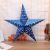 Christmas Decorations Laser Five-Pointed Star Pendant Shopping Window Decorative Handmade Multi-Color Five-Pointed Star Ornaments Hot Sale