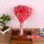 Christmas Decoration Small Gift Family Affection Foam Flocking Peach Heart Mother Heart 6 Pack Wholesale Factory Direct Sales